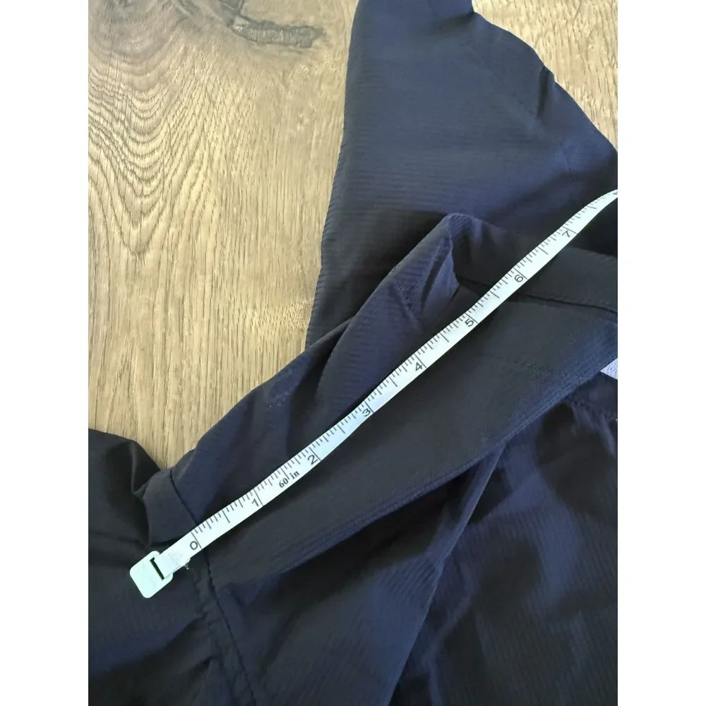 GONGGAR SLATELINE L NWOT water-repell ripstop hiking shorts black purple